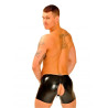 Fist Short en Latex Coupe cycliste avec Zip